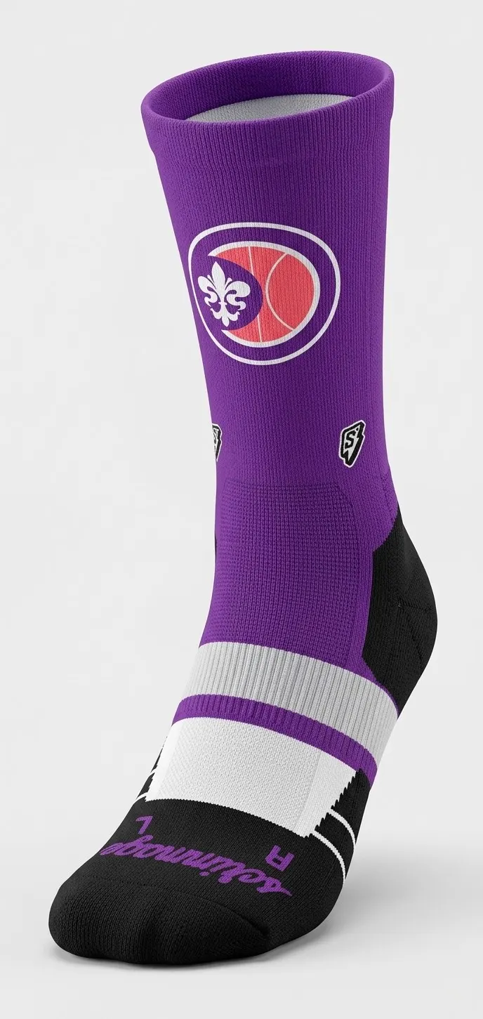 Calzino Florence viola