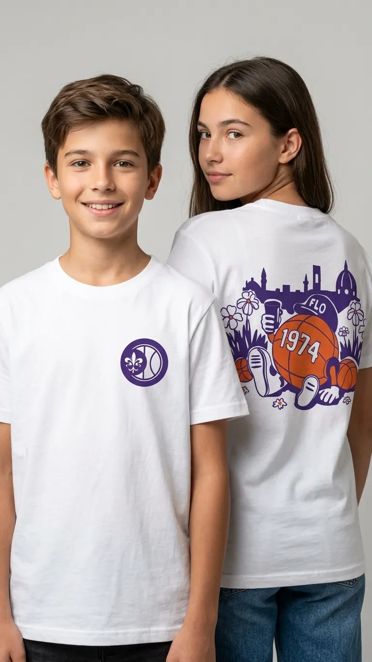 T-shirt Florence bianca